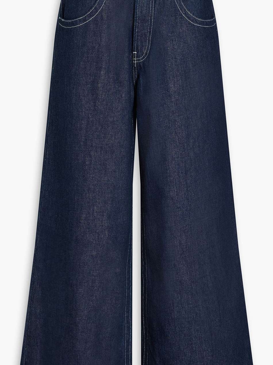the skater high-rise wide-leg jeans