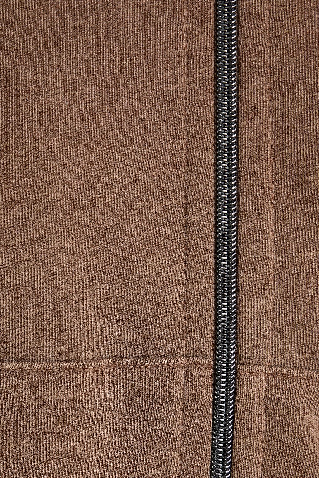 JAMES PERSE French cotton-terry hoodie