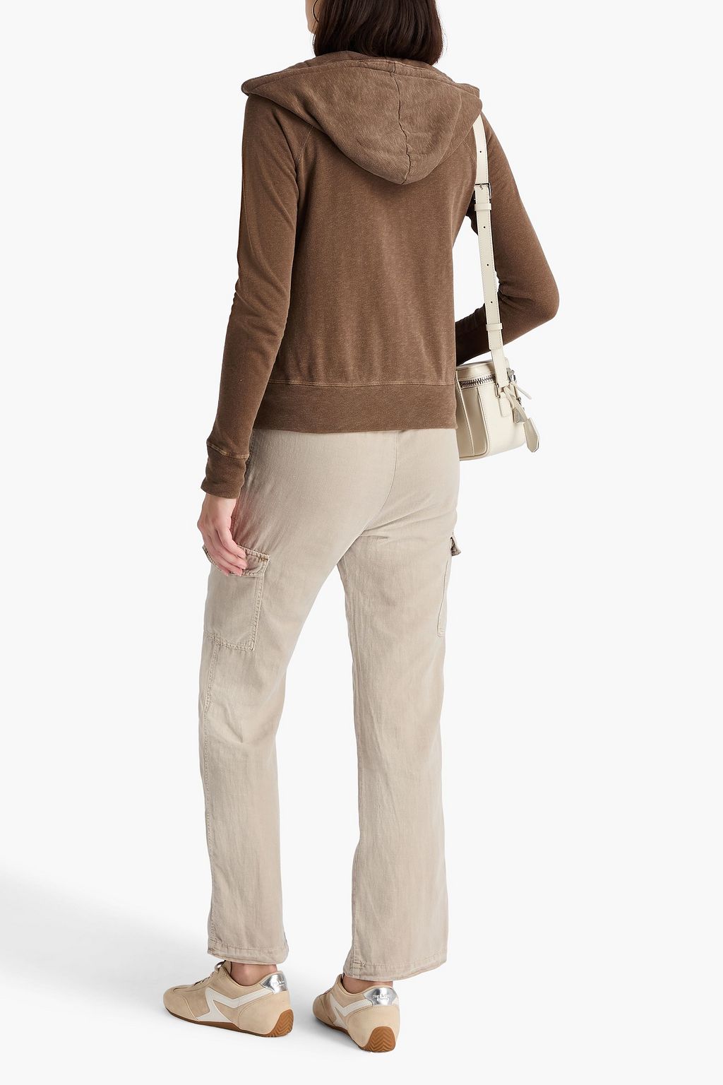 JAMES PERSE French cotton-terry hoodie