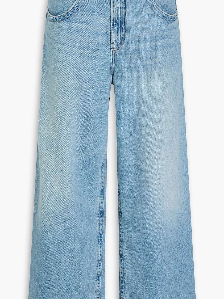 the skater high-rise wide-leg jeans