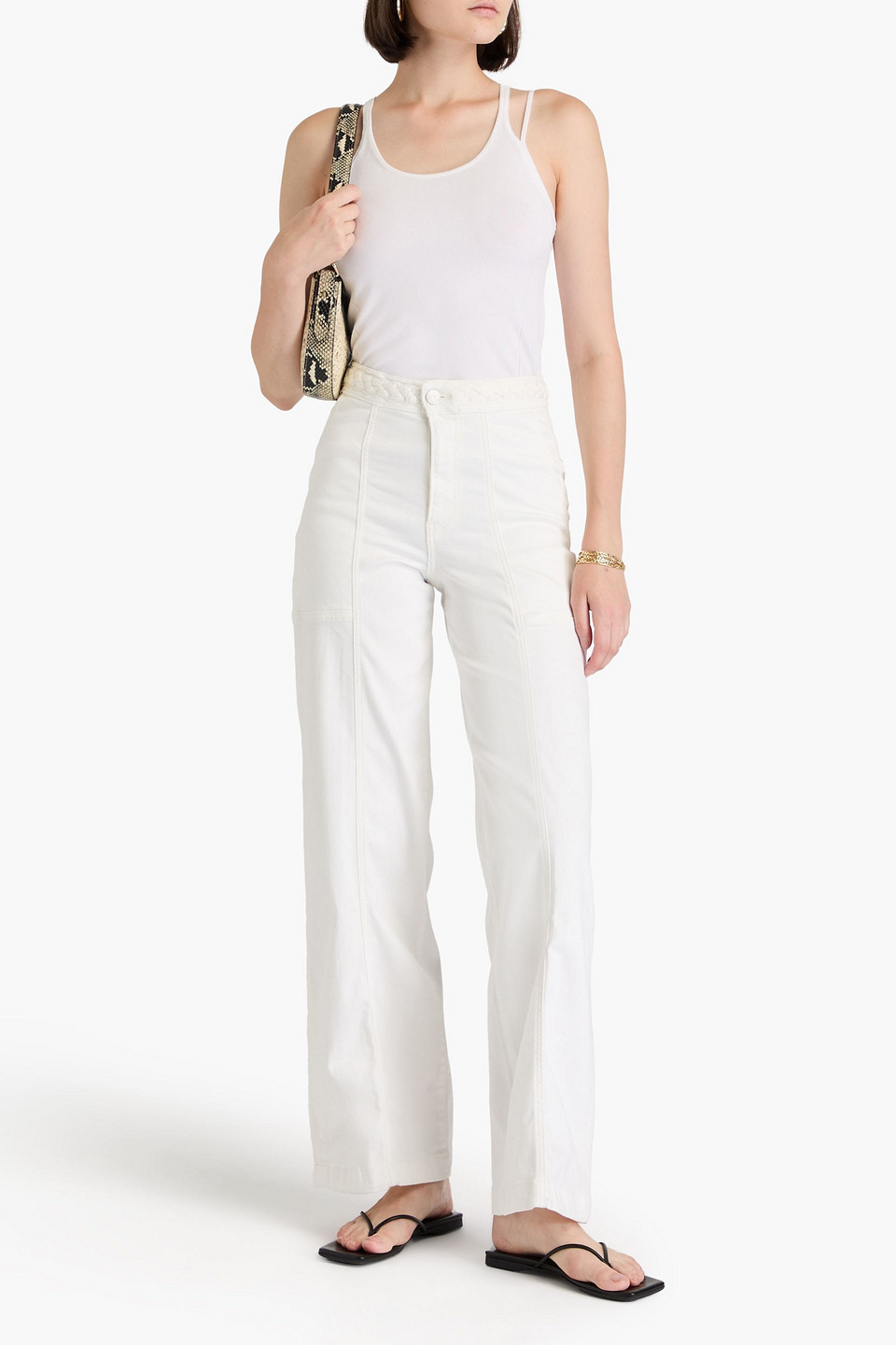 FRAME HIGH-RISE WIDE-LEG JEANS 
