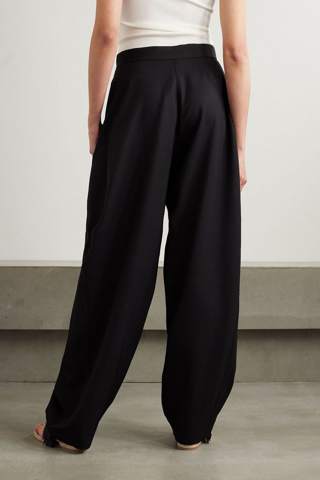 STELLA MCCARTNEY Wool-twill tapered pants