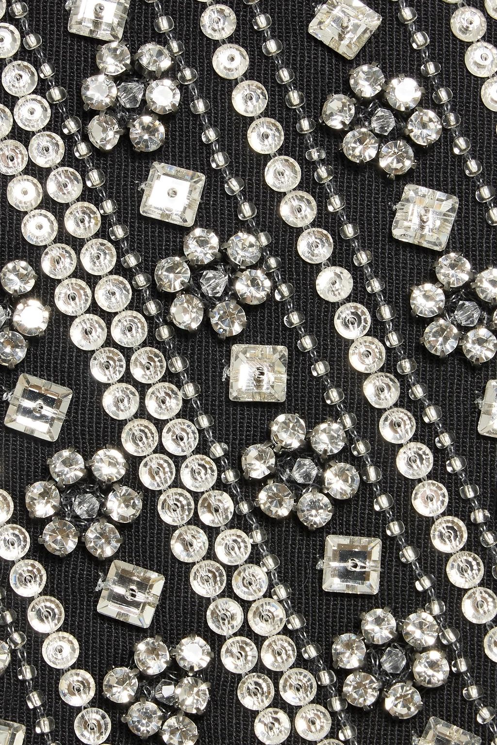 STELLA MCCARTNEY Crystal-embellished wool-twill vest