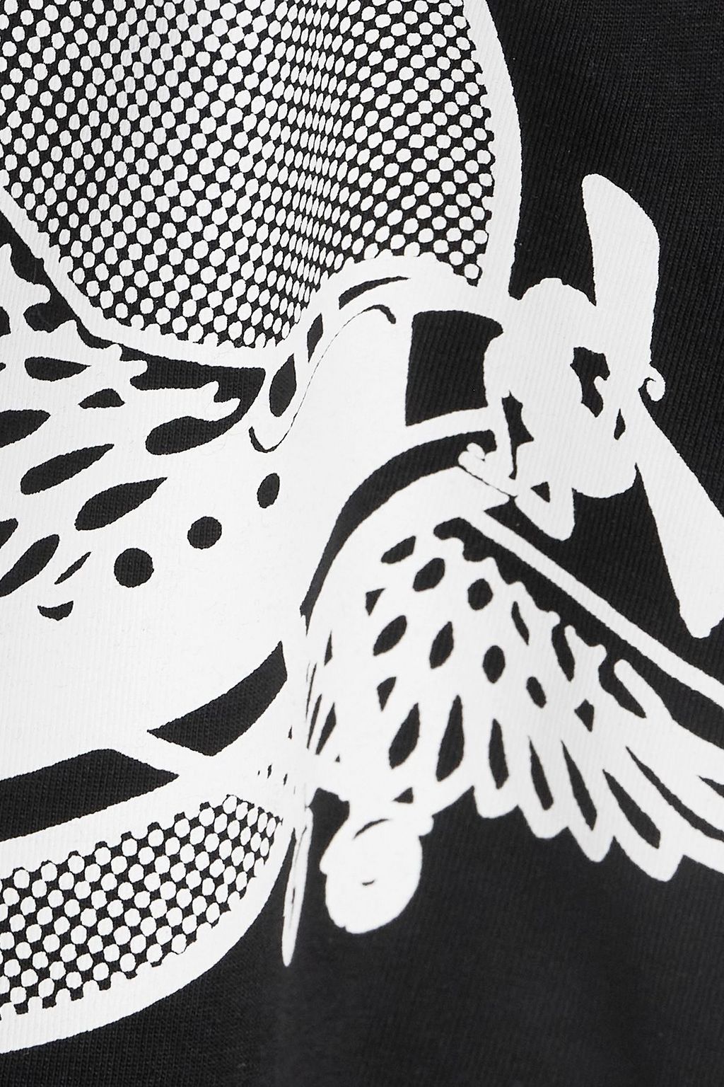 STELLA MCCARTNEY Cropped printed cotton-jersey T-shirt