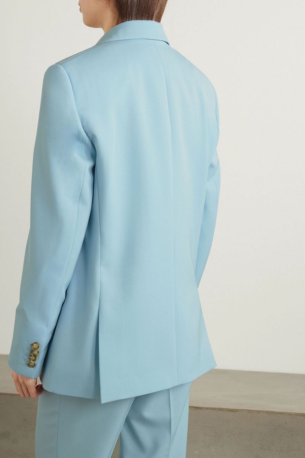 STELLA MCCARTNEY Oversized wool-gabardine blazer