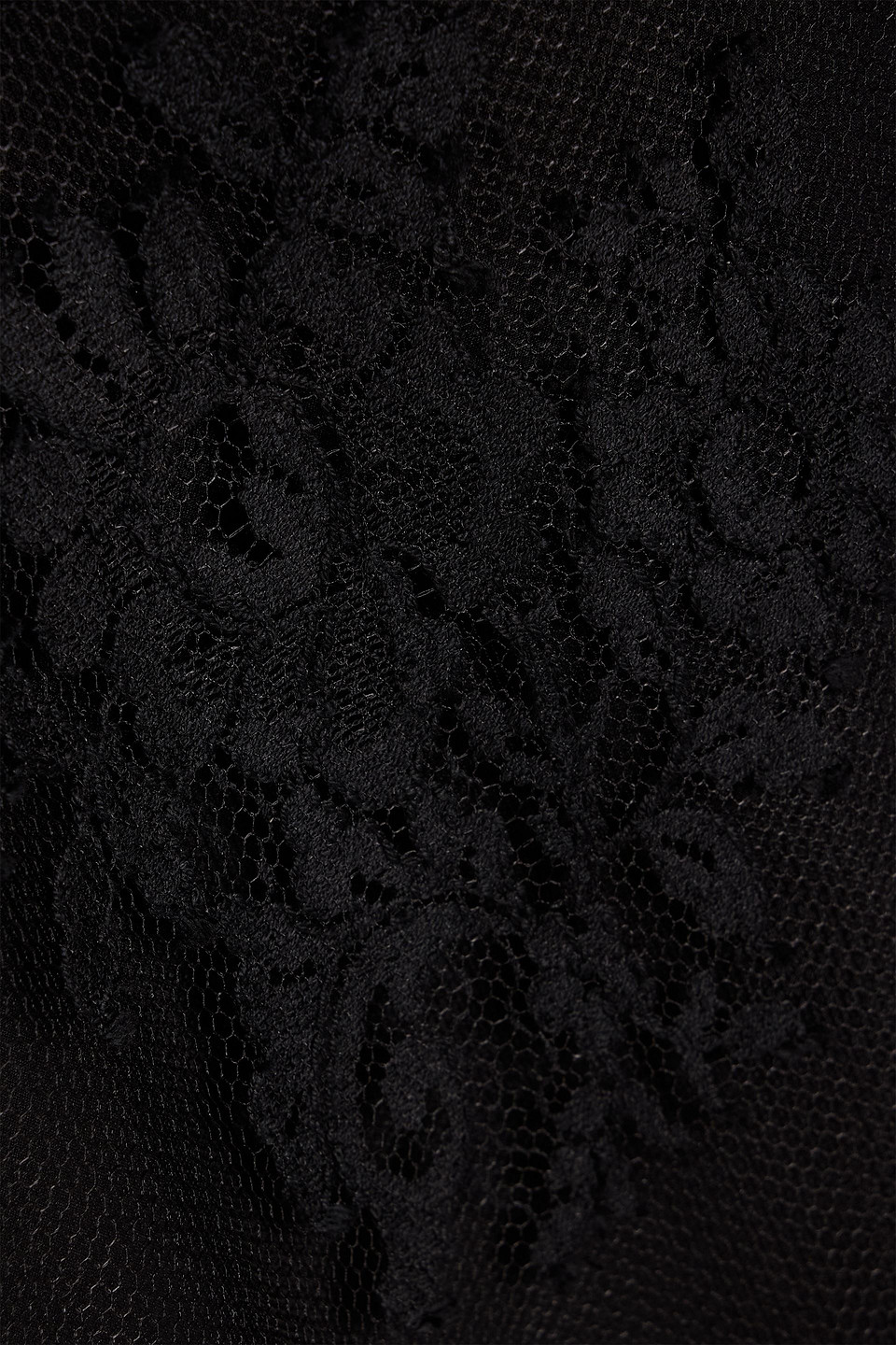 Dolce & Gabbana Cotton-blend Lace Midi Dress In Black