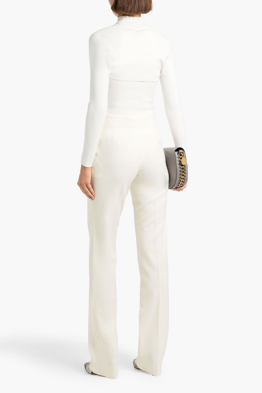 STELLA MCCARTNEY Wool-twill straight-leg pants