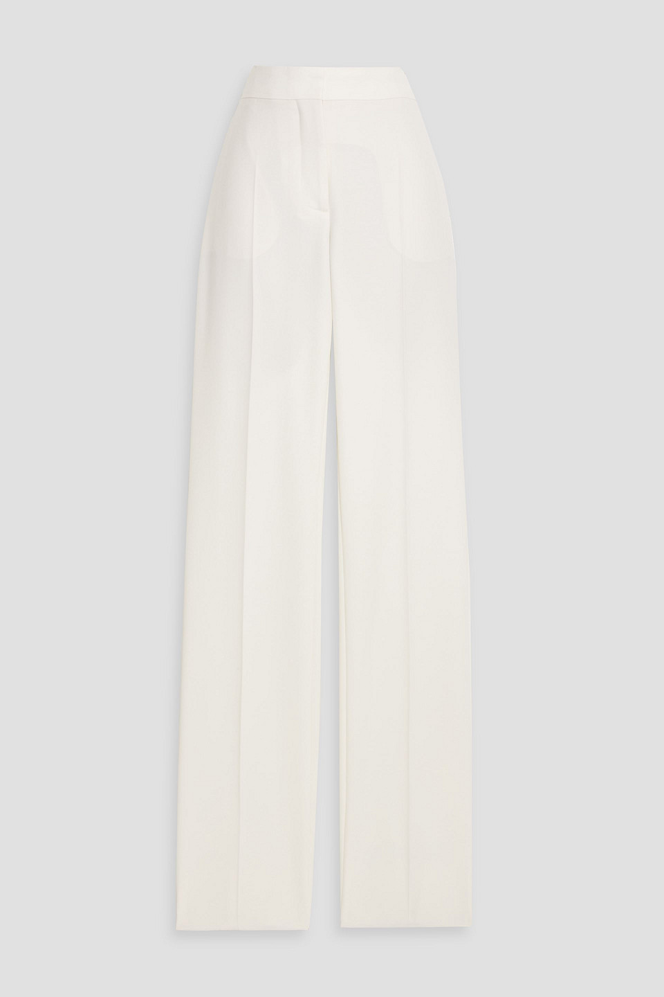Stella Mccartney Wool-twill Straight-leg Pants In White