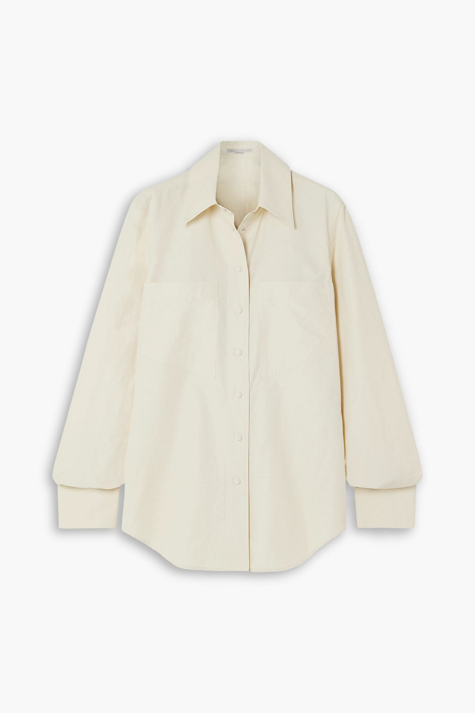 Stella Mccartney Cotton-blend Poplin Shirt In White