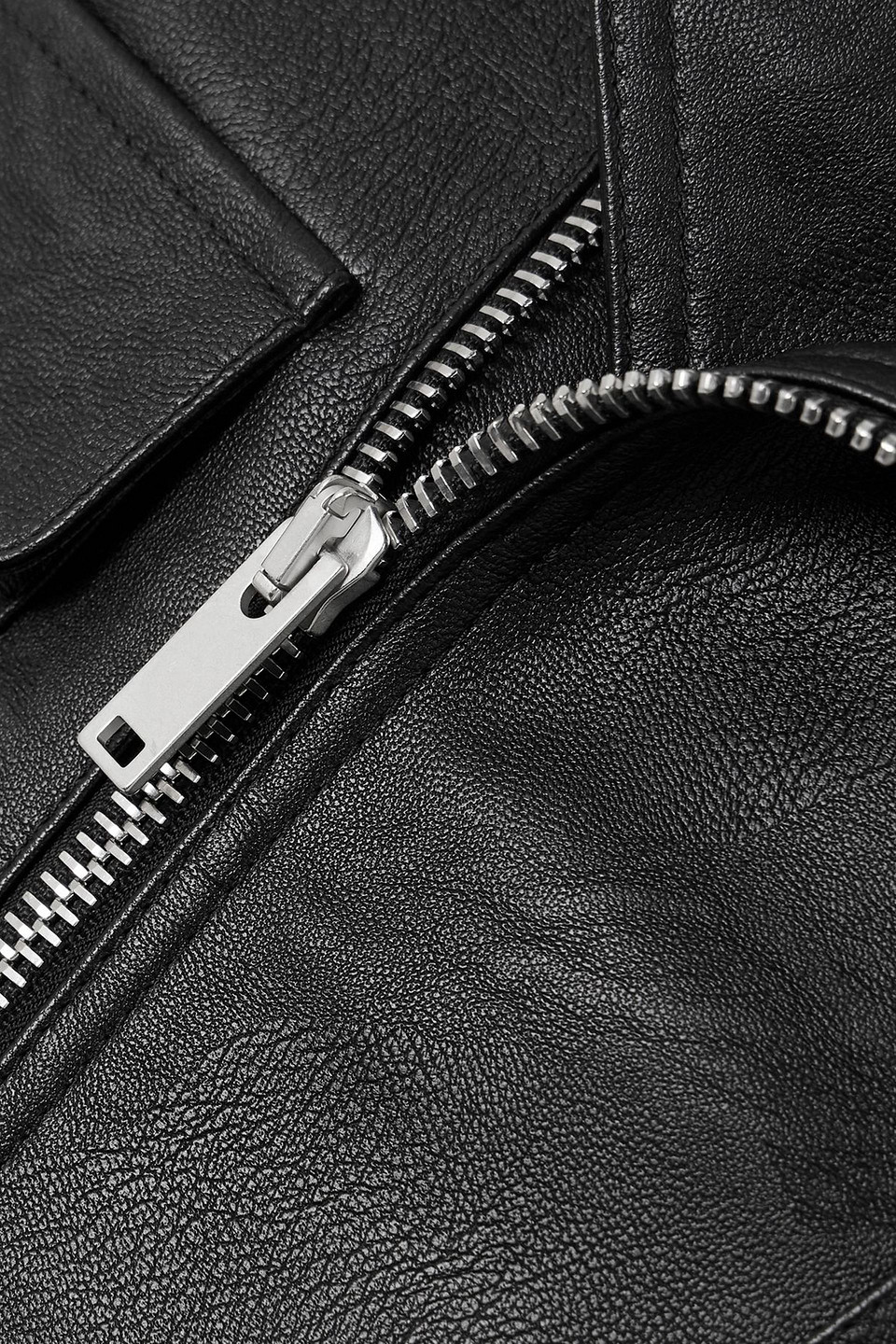 Stella Mccartney Cropped Biker Jacket In Black