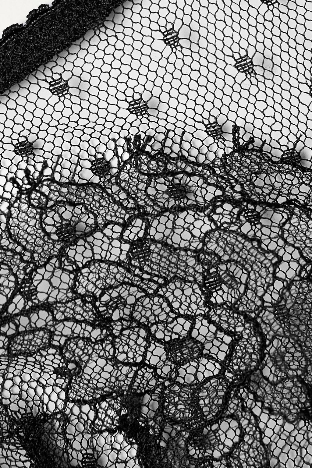 DOLCE&GABBANA Softcup-Balconette-BH mit Bügel aus Point d'Esprit und Chantilly-Spitze