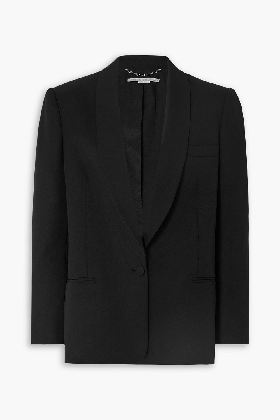 Stella Mccartney Wool-twill Blazer In Black