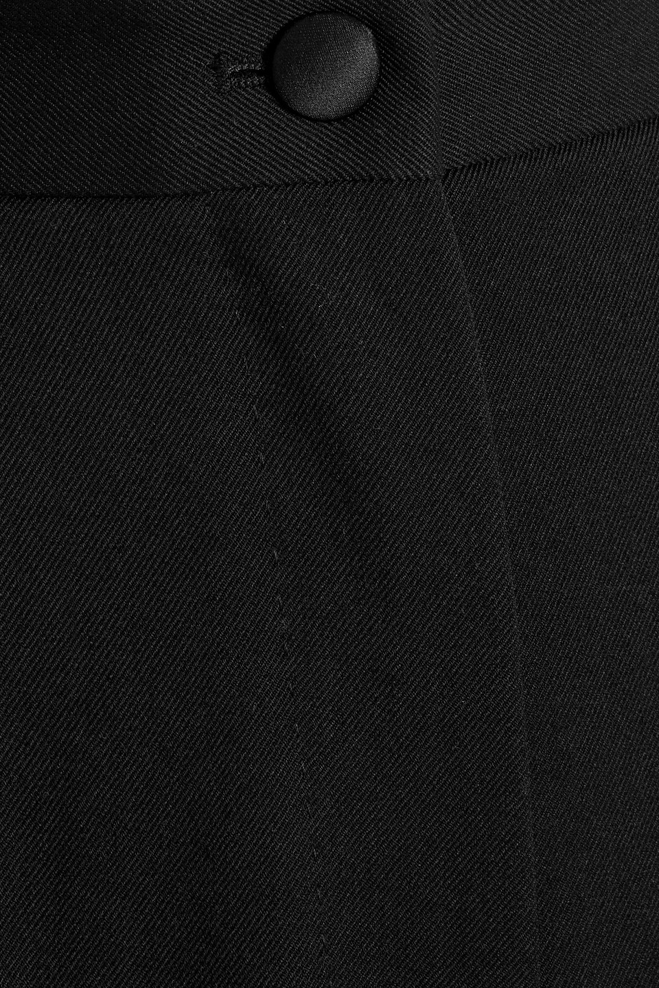 Dolce & Gabbana Wool-blend Twill Slim-leg Pants In Black