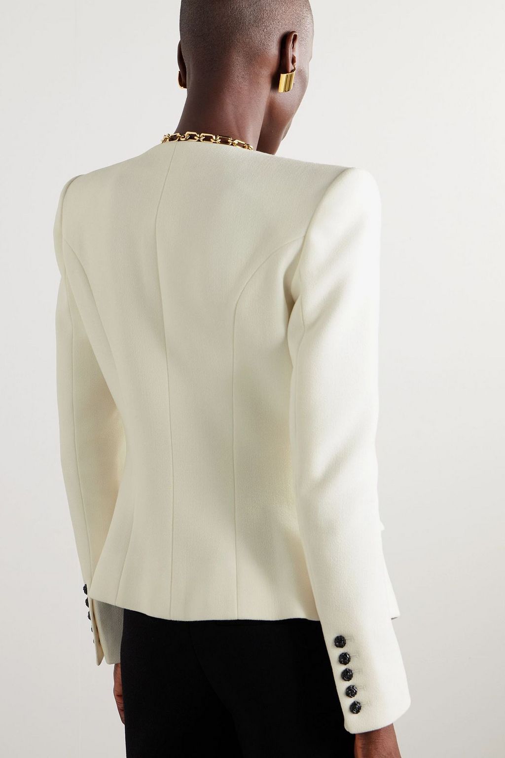 BALMAIN Embellished wool blazer