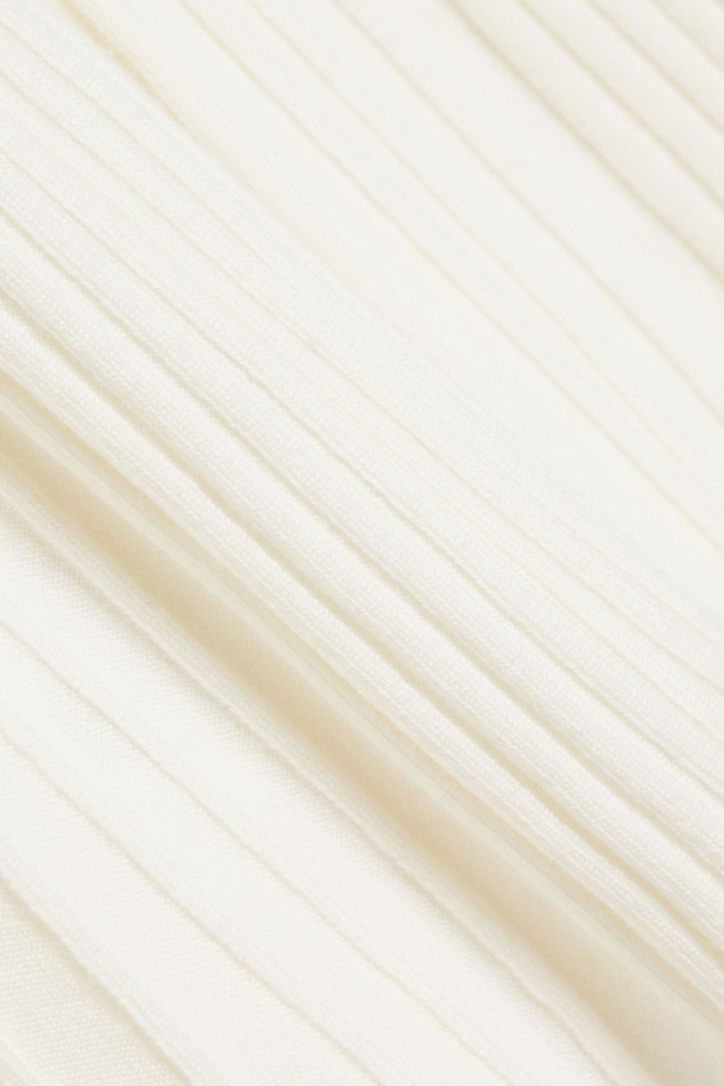 CHLOÉ Ribbed wool-blend turtleneck mini dress