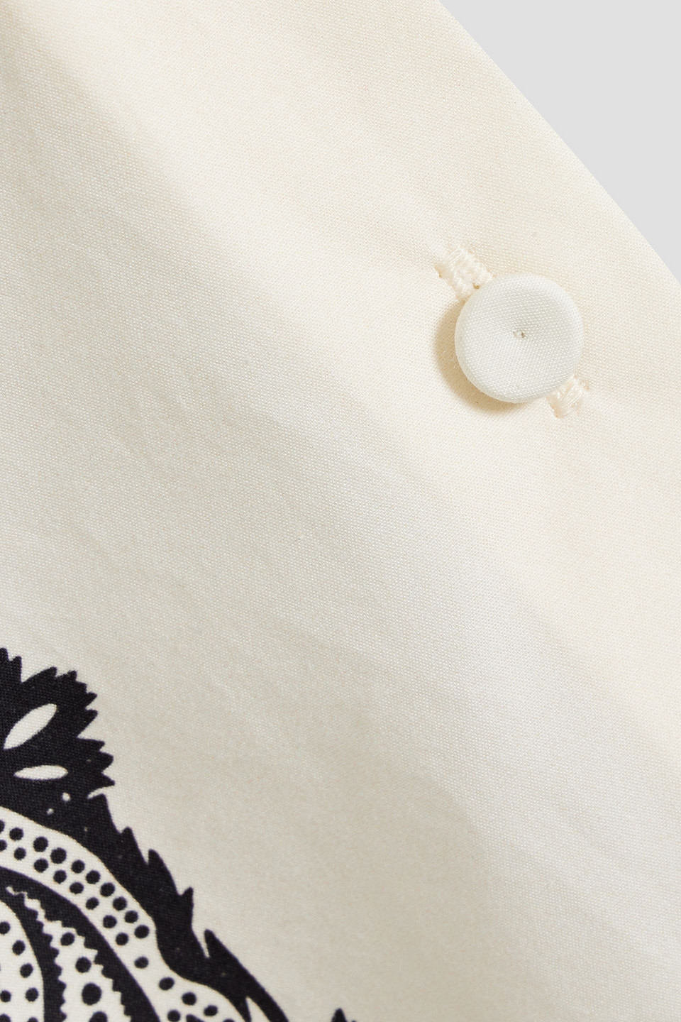 Chloé Paisley-print Cotton-poplin Shirt In Ivory