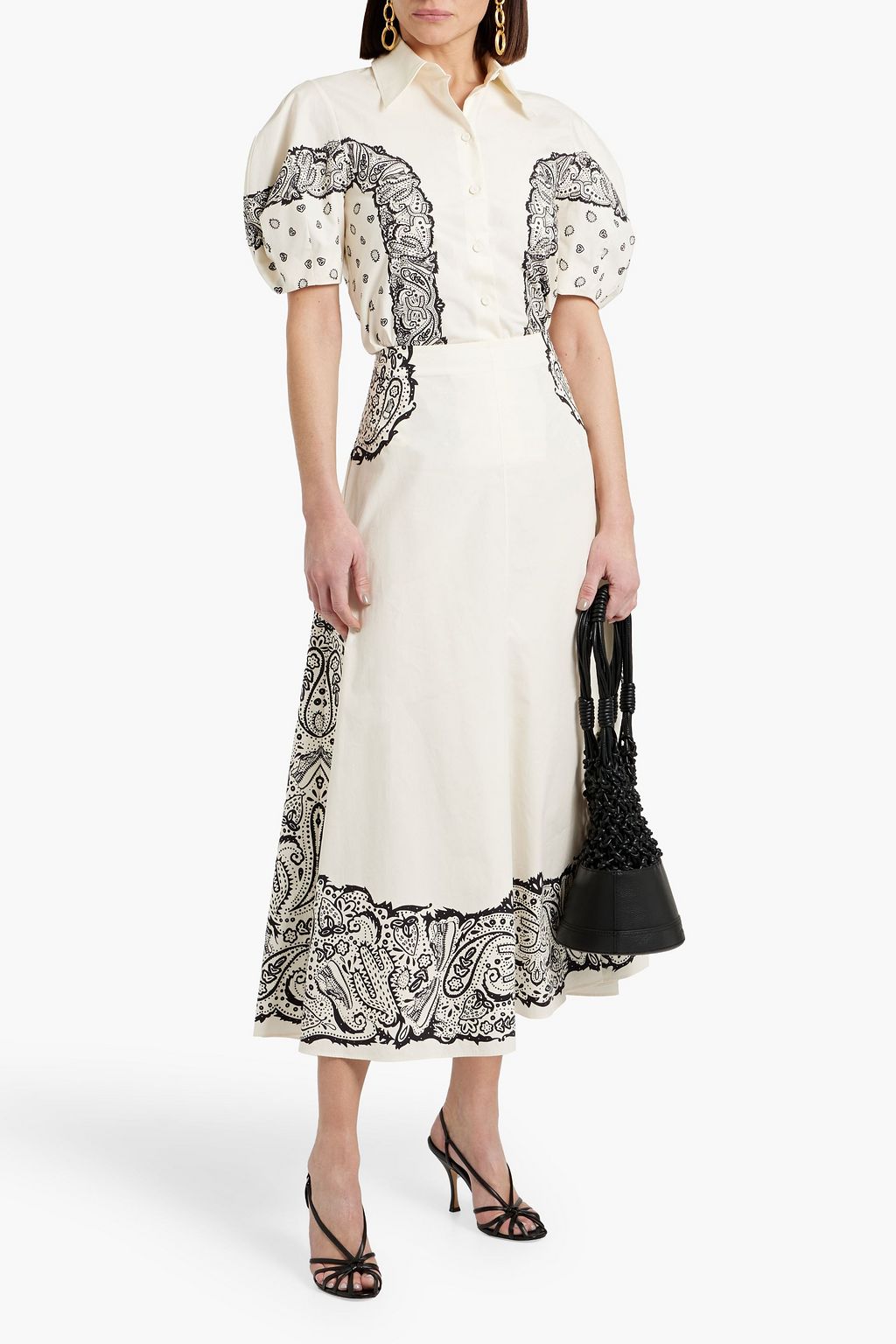 CHLOÉ Paisley-print cotton-poplin shirt