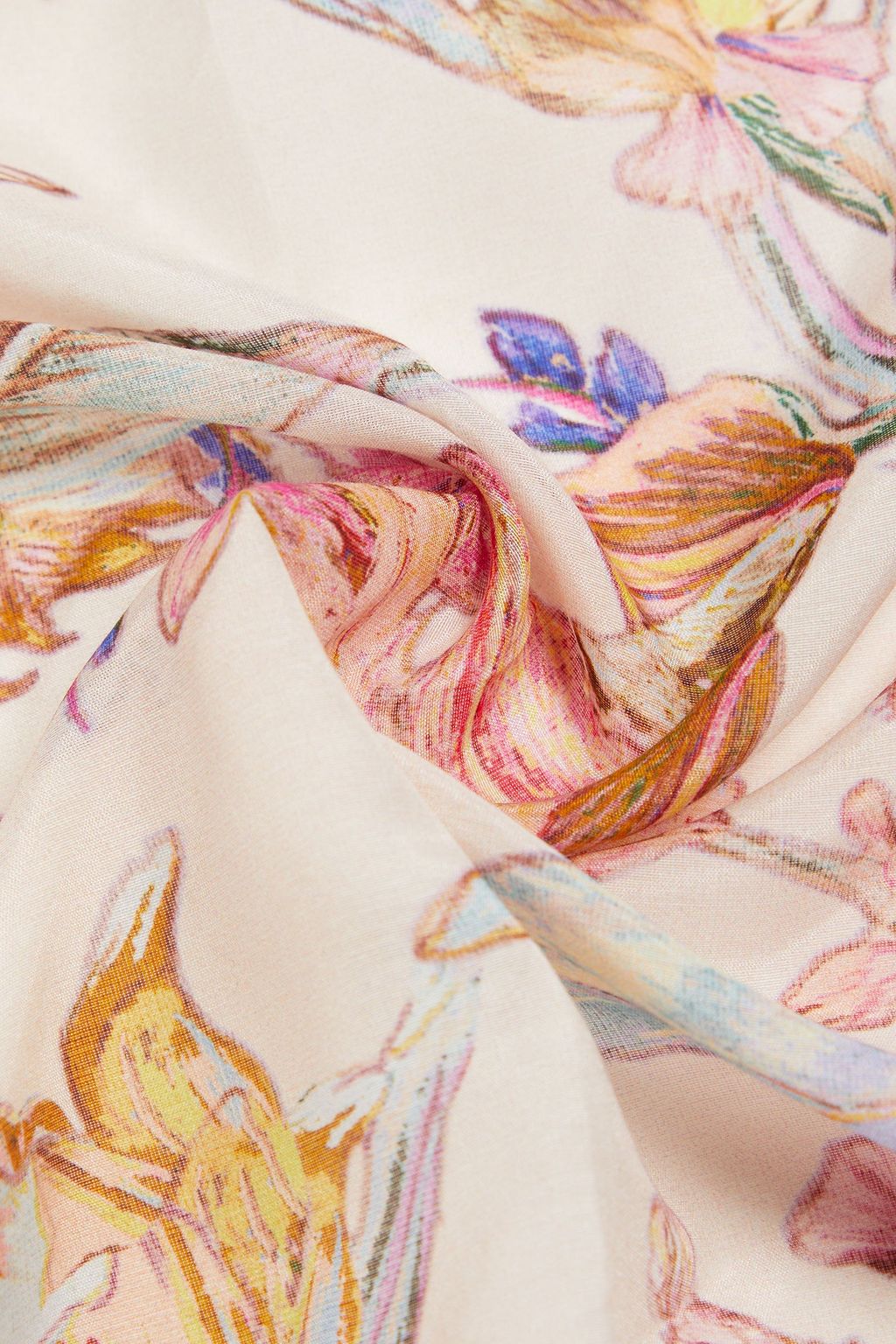 ZIMMERMANN Schal aus einer Baumwoll-Seidenmischung mit Paisley-Print