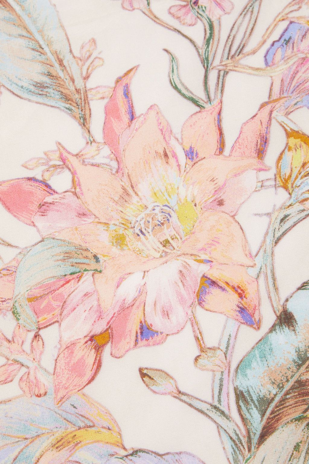 ZIMMERMANN Schal aus einer Baumwoll-Seidenmischung mit Paisley-Print