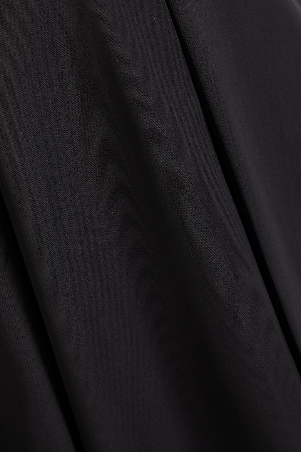 SARA BATTAGLIA Pleated satin mini dress