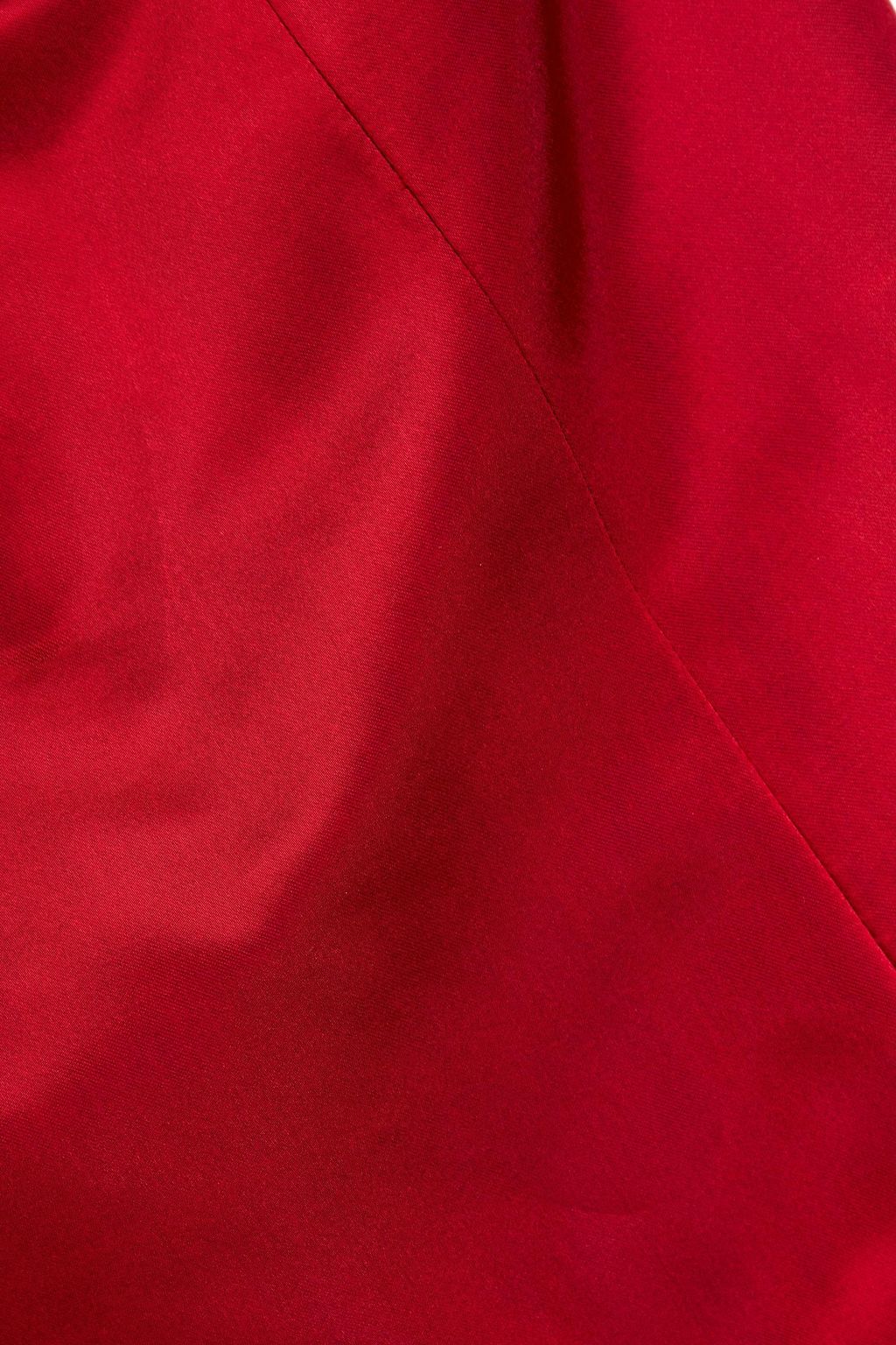 SARA BATTAGLIA Trägerloses Maxikleid aus Satin