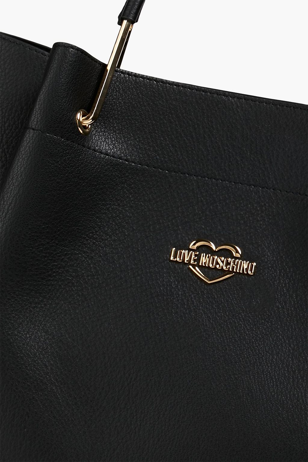 LOVE MOSCHINO Faux textured-leather tote