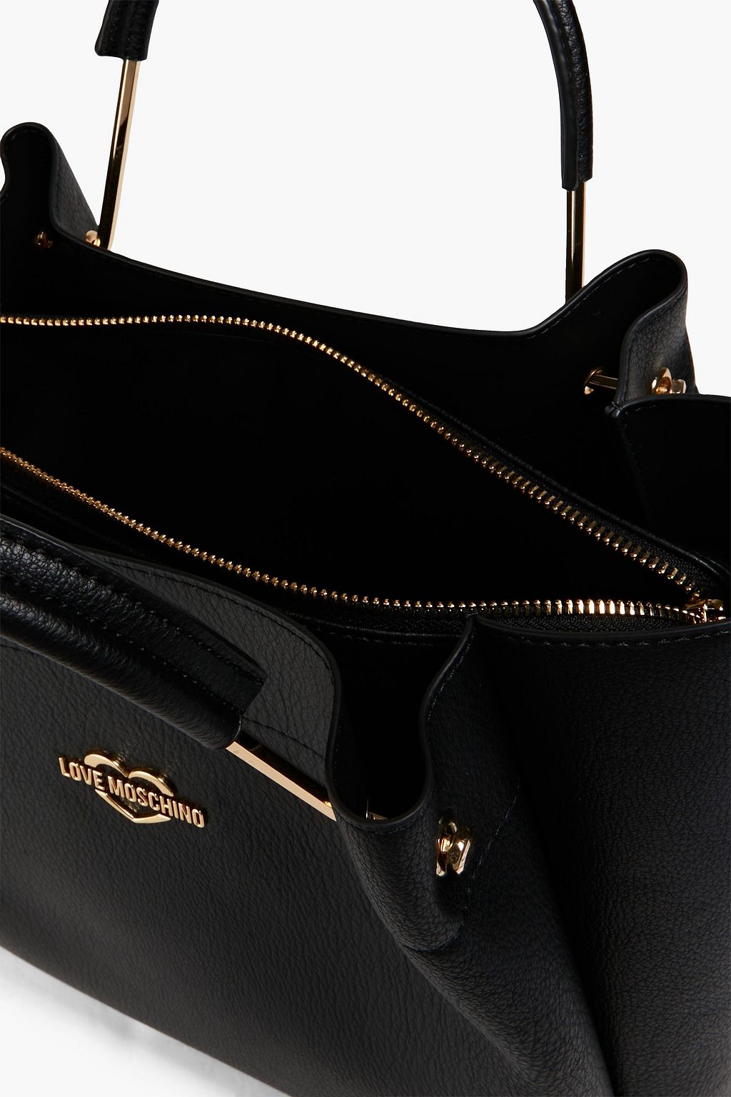 LOVE MOSCHINO Faux textured-leather tote