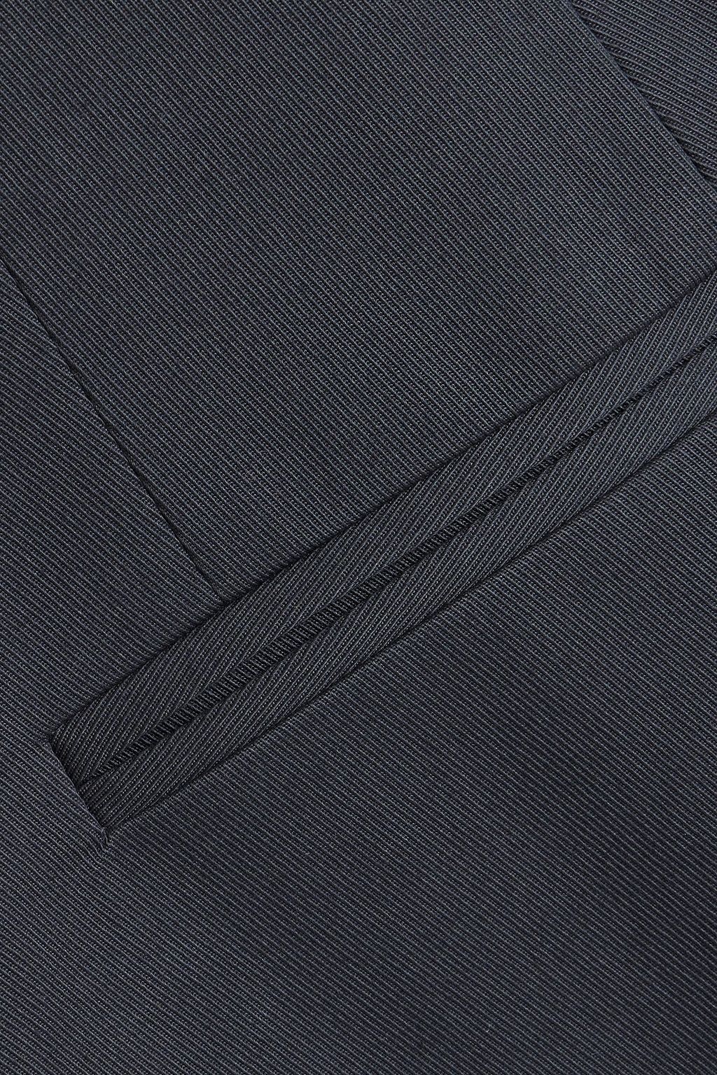 TIBI Double-breasted cotton-blend twill blazer