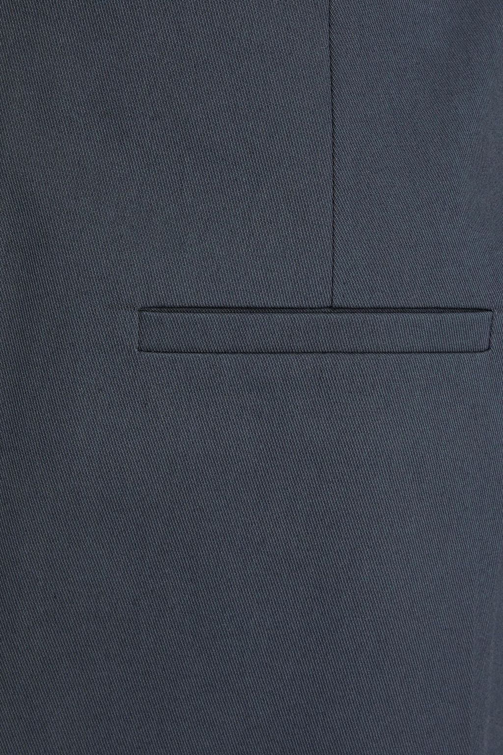 TIBI Stretch-cotton twill shorts