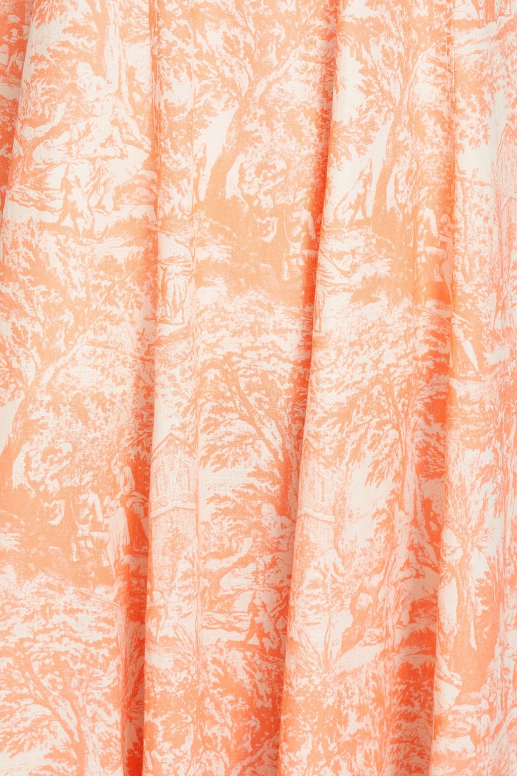 PHILOSOPHY DI LORENZO SERAFINI Printed linen and cotton-blend maxi dress