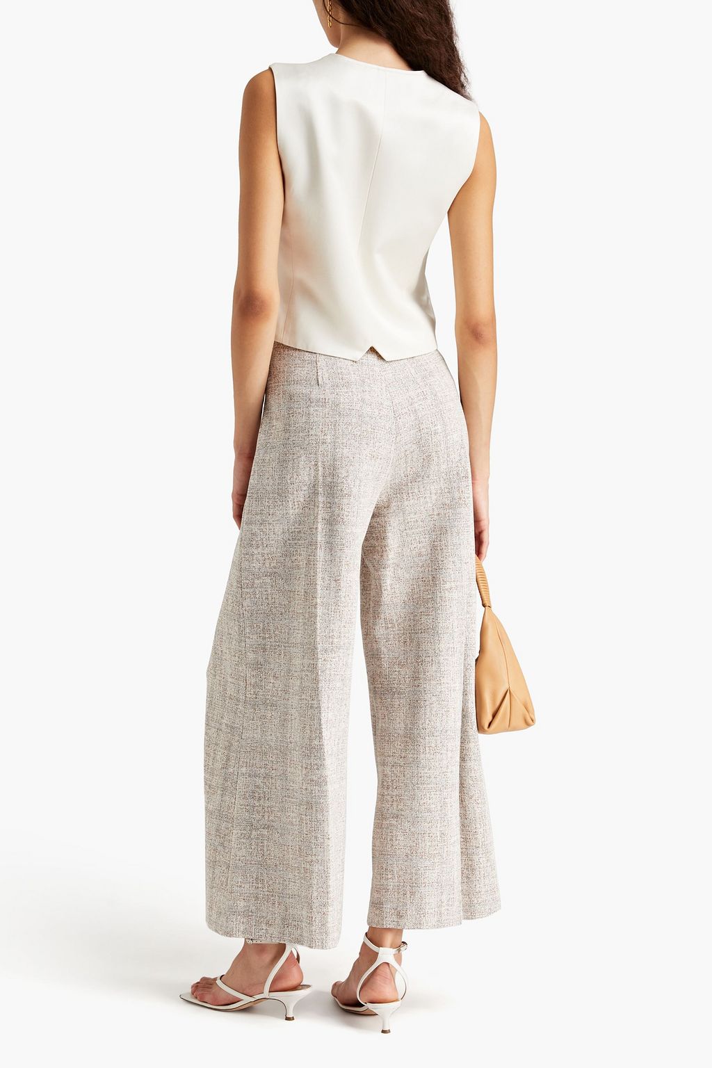 ROSETTA GETTY Jacquard-knit culottes