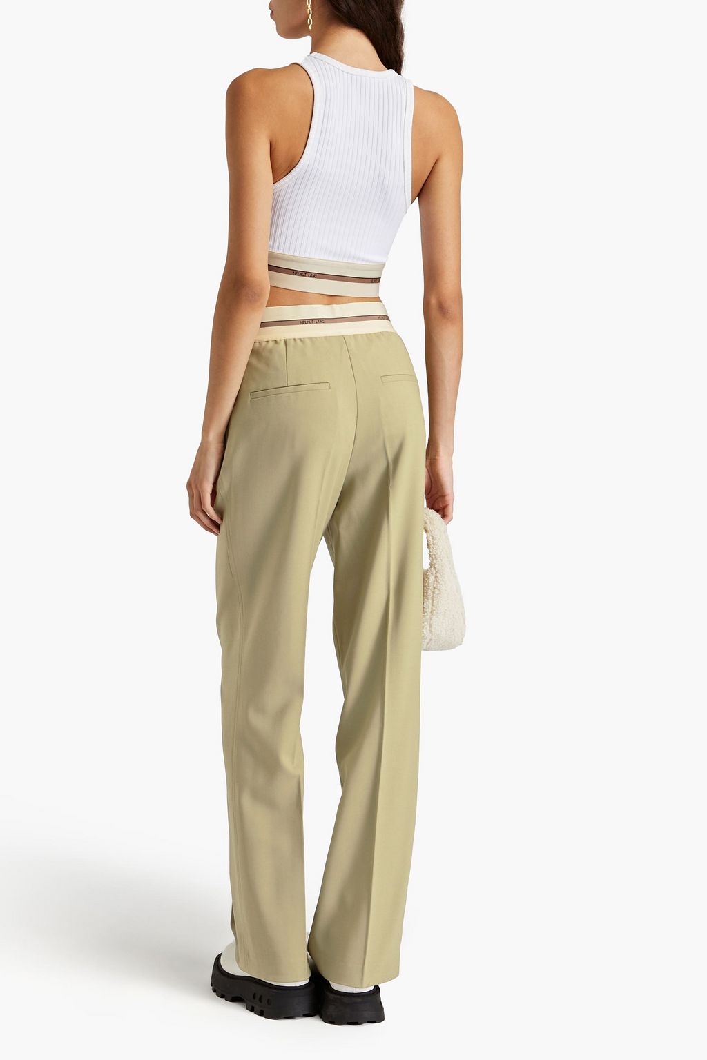 HELMUT LANG Twill straight-leg pants