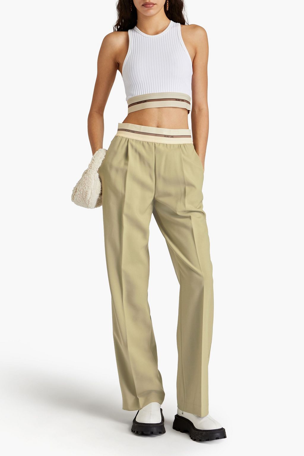 HELMUT LANG Twill straight-leg pants