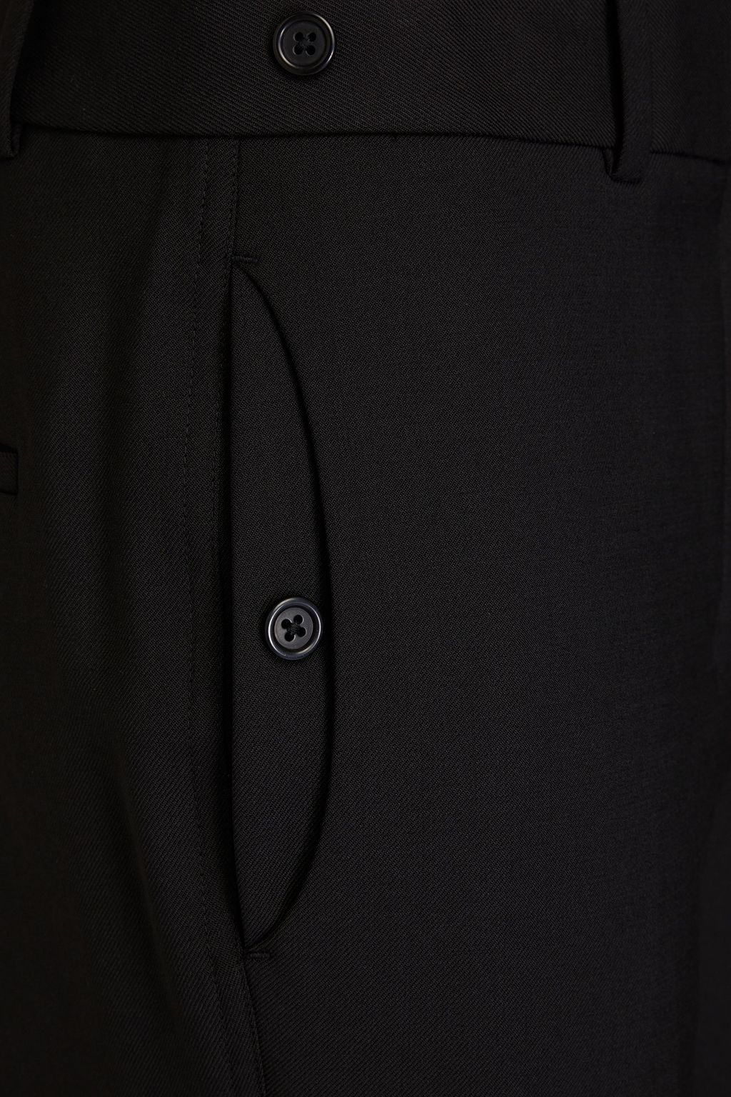 HELMUT LANG بنطال بقصّة بوت كت مصنوع من التويل