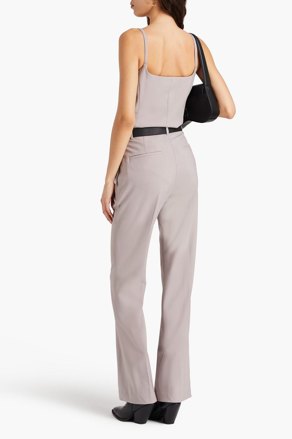 HELMUT LANG بنطال بقصّة بوت كت مصنوع من التويل