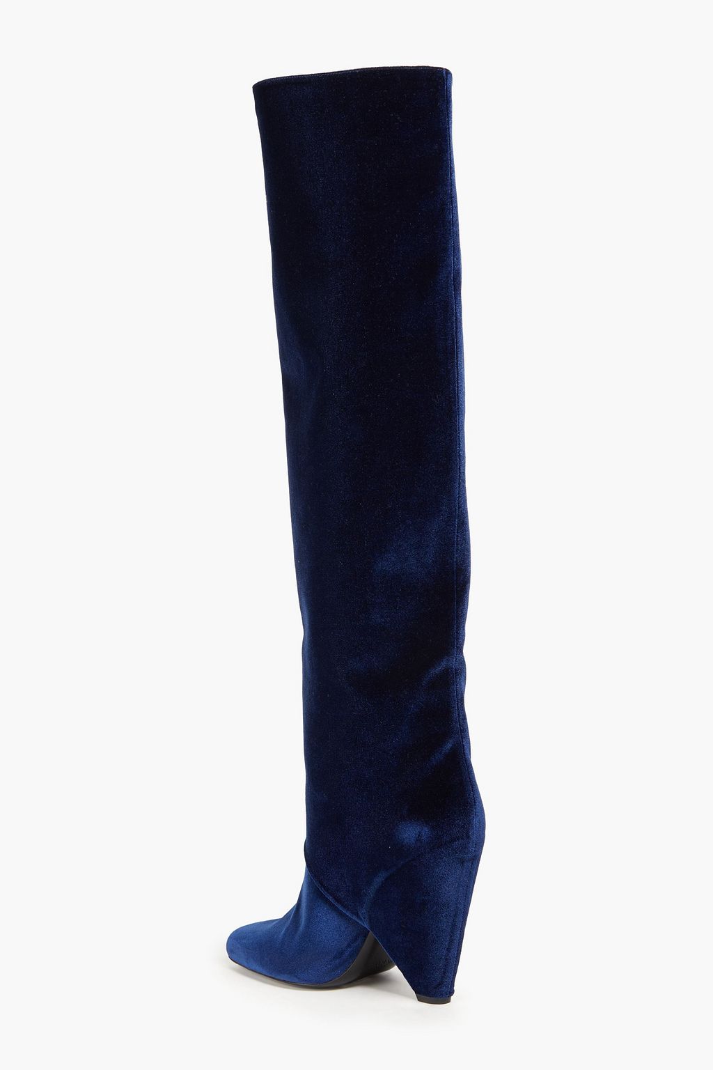 BALMAIN Velvet knee boots