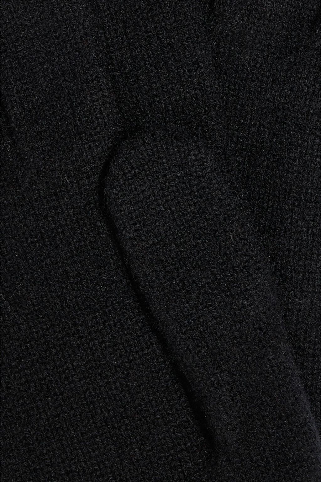 THOM BROWNE Striped merino wool gloves