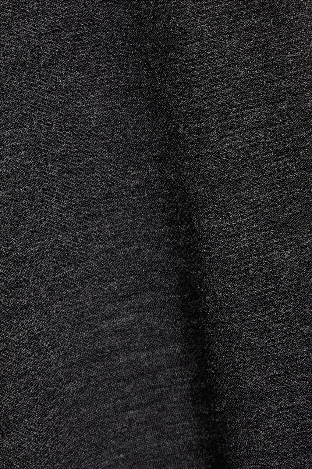 BRUNELLO CUCINELLI Wool-blend jersey maxi dress