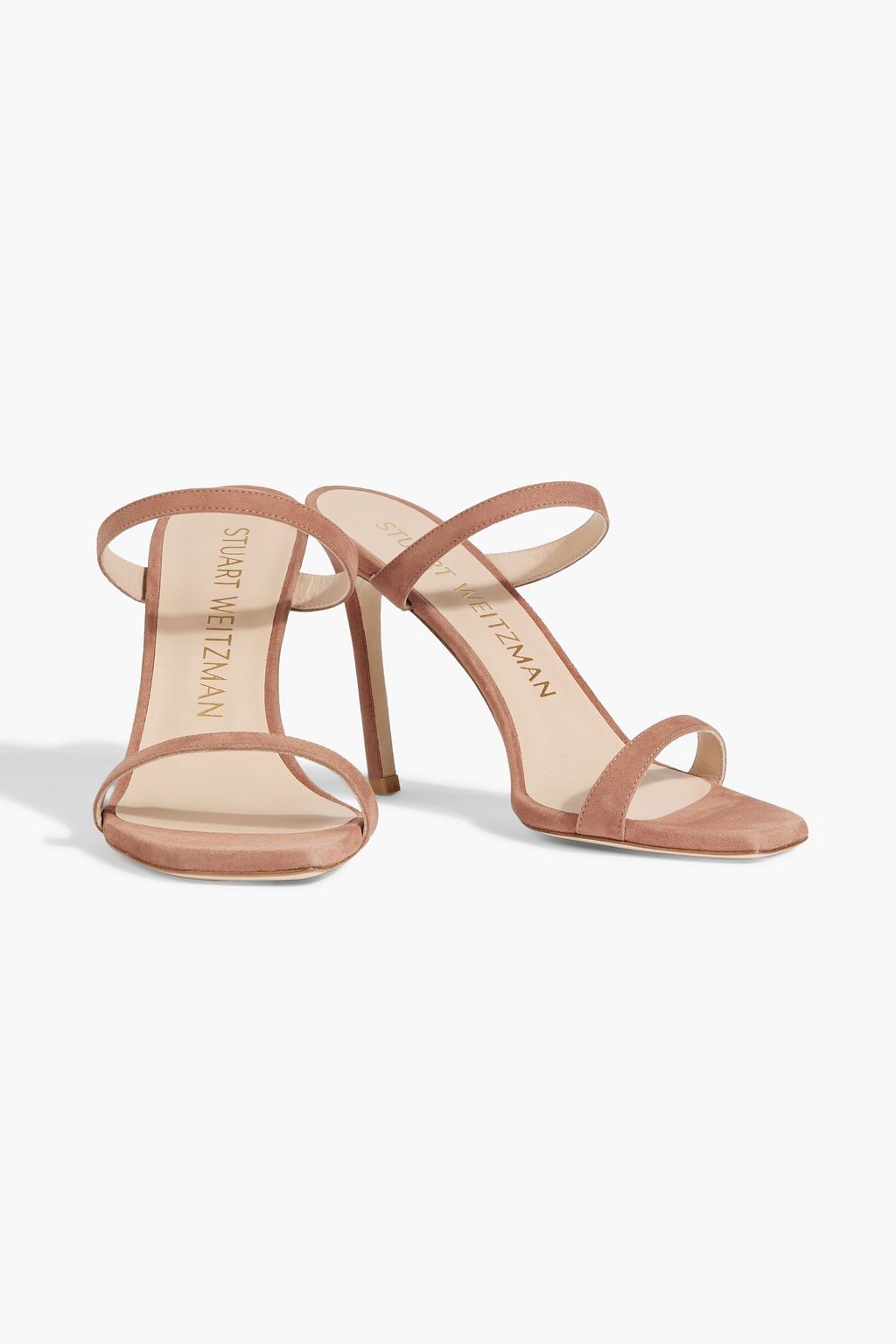 STUART WEITZMAN Aleena 100 suede mules