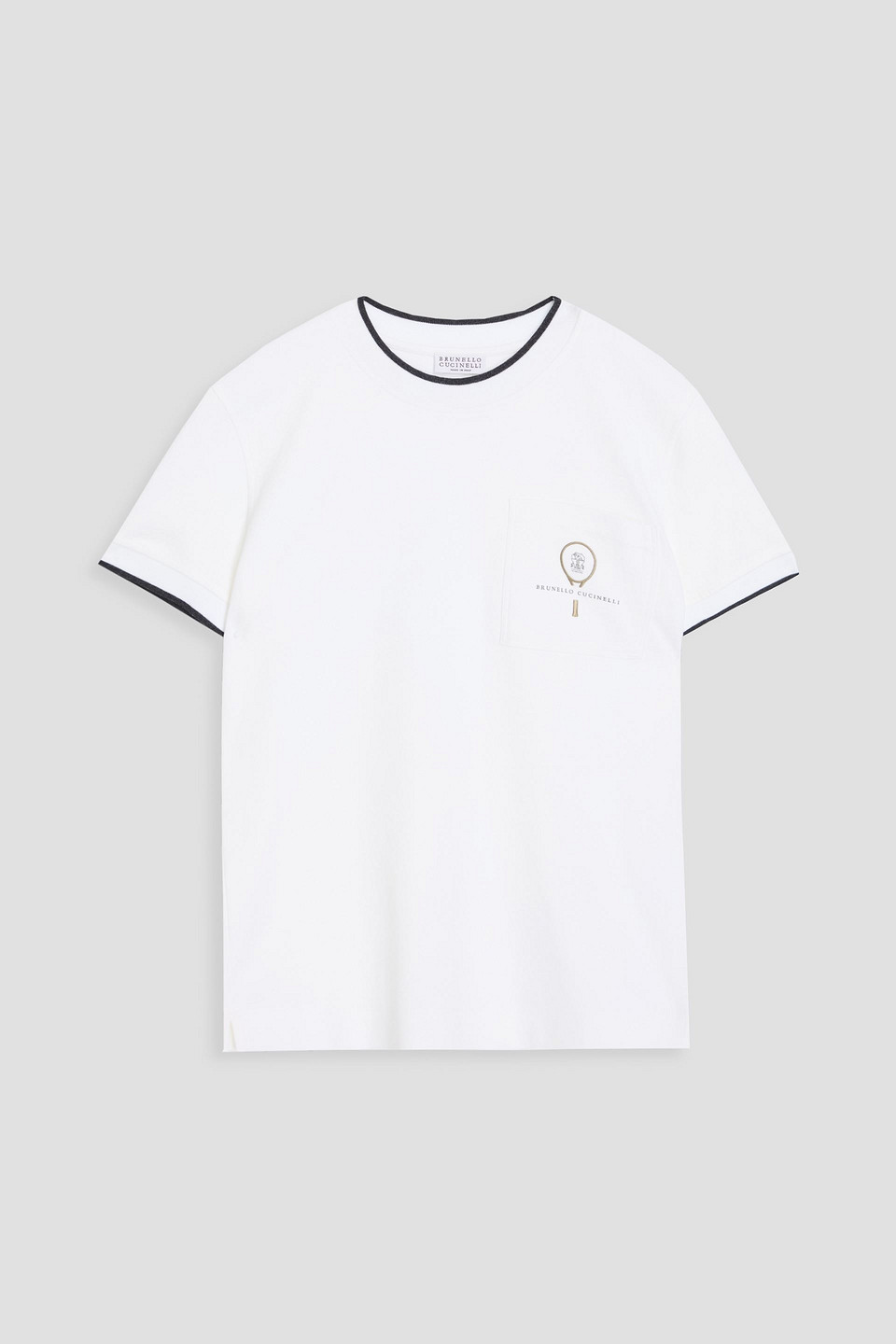 Printed cotton-jersey T-shirt