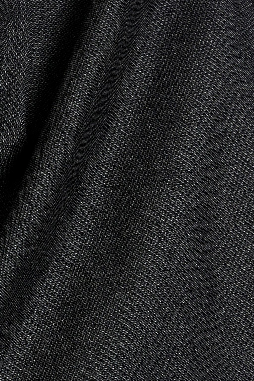 BRUNELLO CUCINELLI Wool-crepe wrap dress