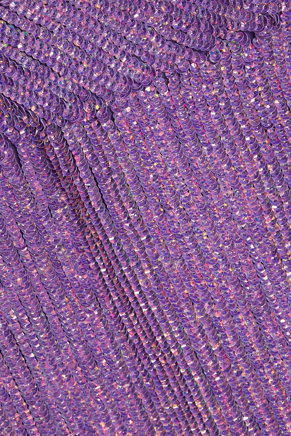 Retroféte Katya Sequin-embellished Gown In Lavender