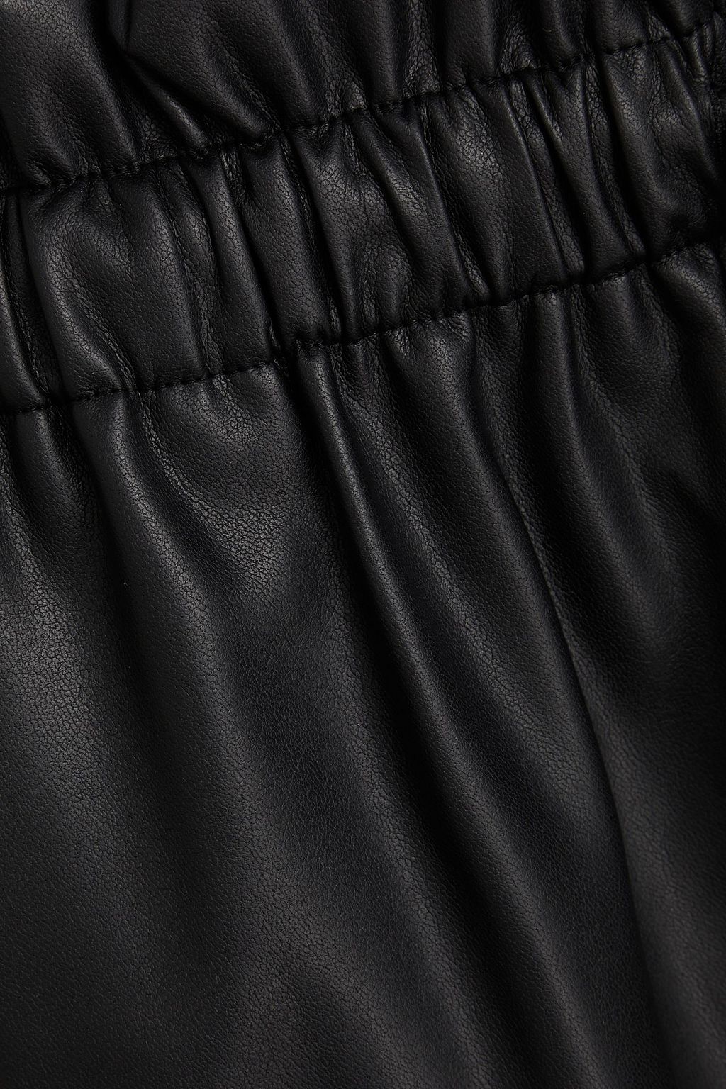 BOUTIQUE MOSCHINO Faux leather shorts