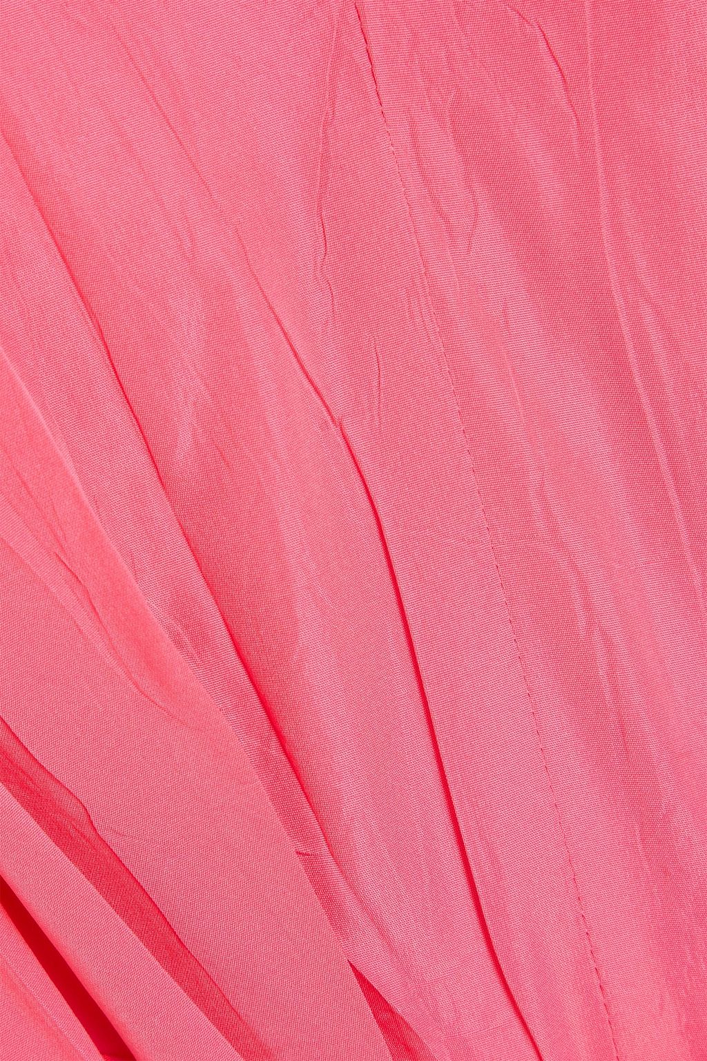 ROKSANDA Eniola tie-detailed ruffled pleated taffeta midi dress