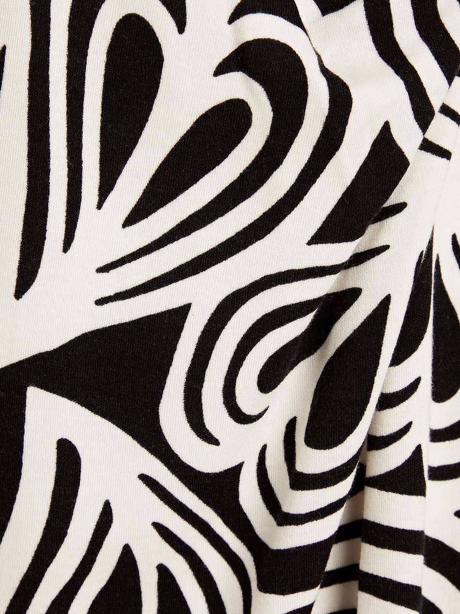 bogna wrap-effect printed lyocell and wool-blend jersey dress