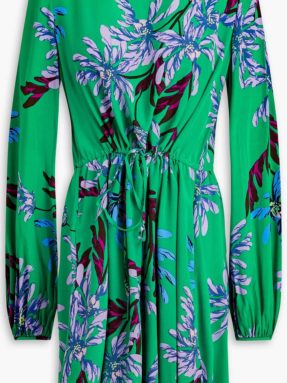 sydney floral-print crepe mini dress