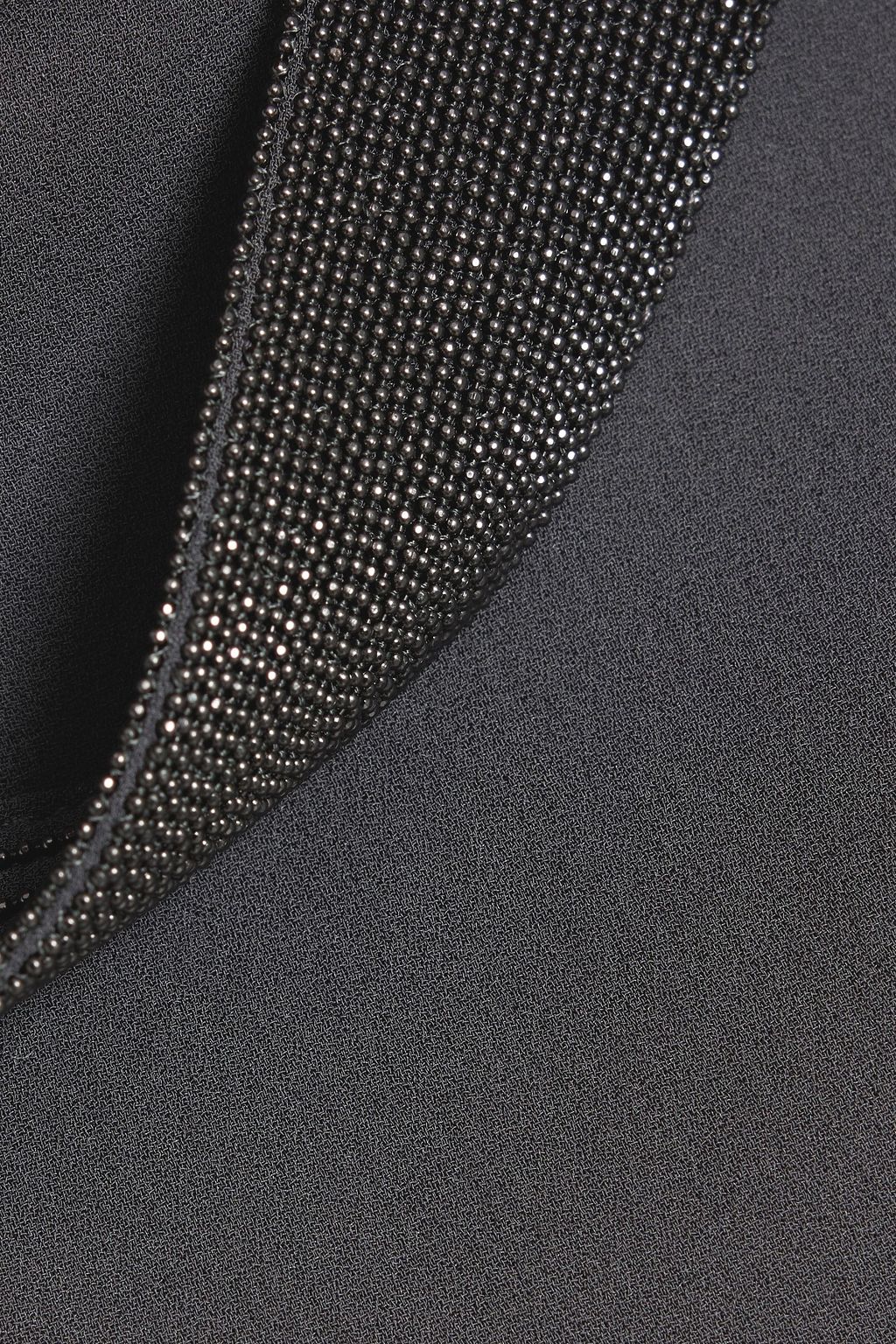 BRUNELLO CUCINELLI Bead-embellished silk-chiffon dress