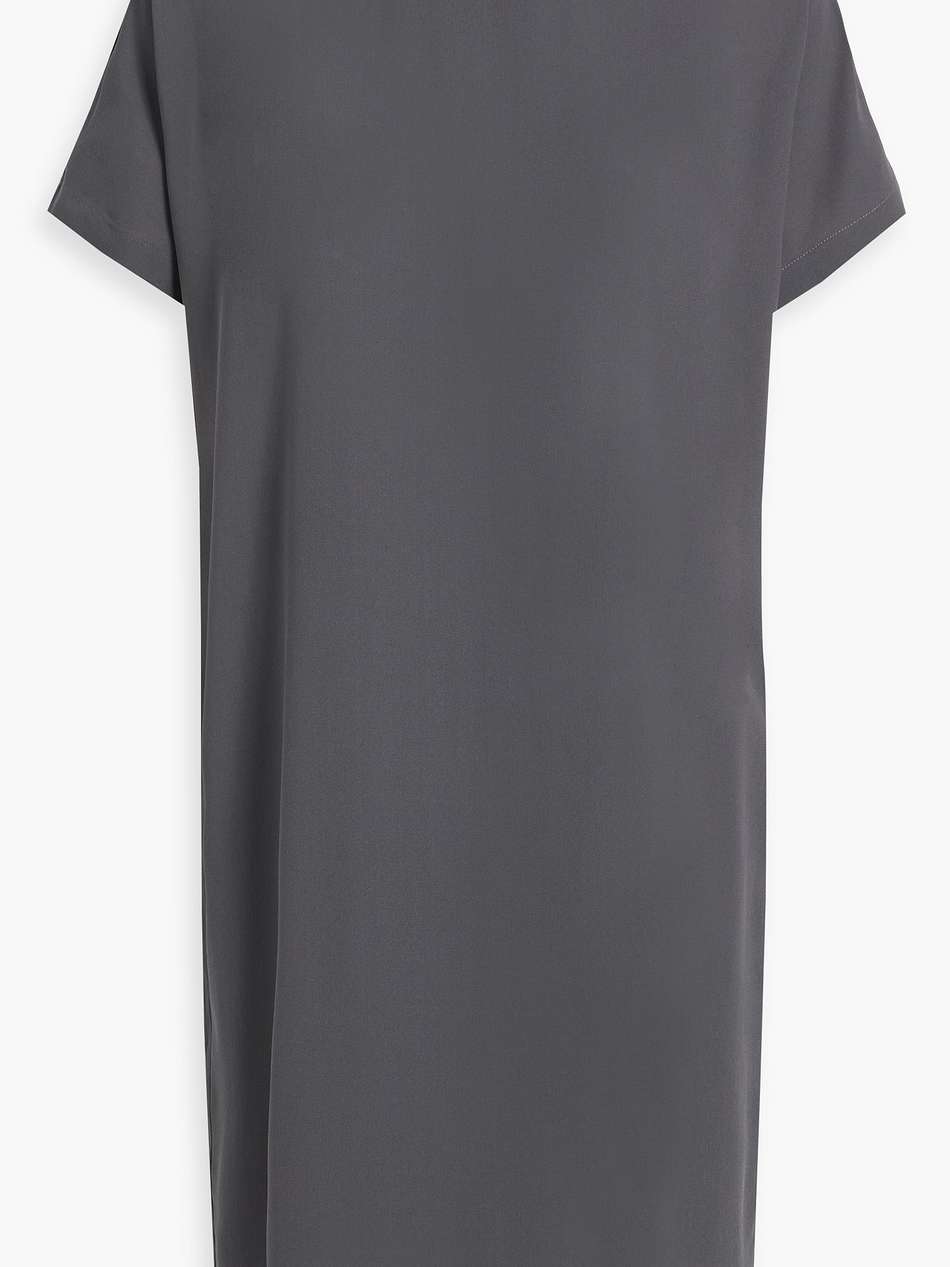 bead-embellished silk-chiffon dress