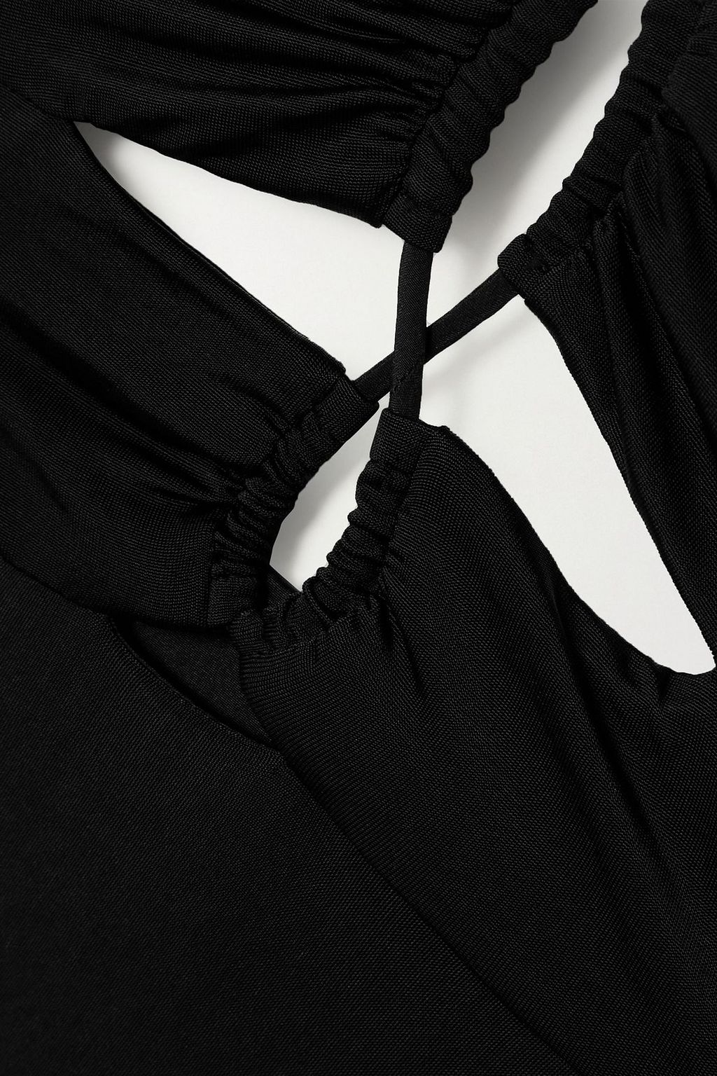 JOHANNA ORTIZ Río Bravo cutout ruched stretch-jersey maxi dress
