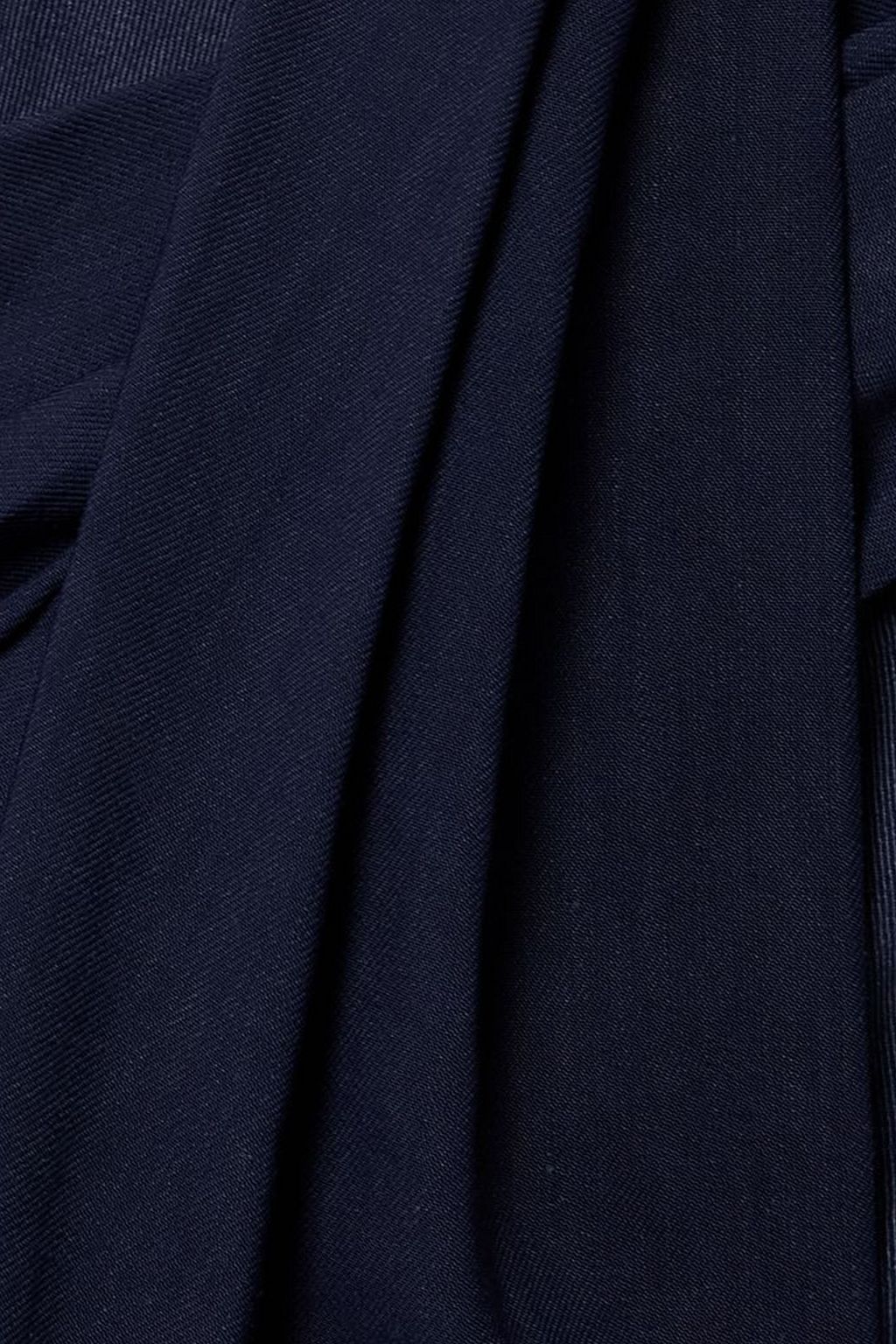 A.L.C. Murphy II belted pleated linen-blend twill halterneck jumpsuit